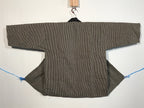Japanese Traditional Matsuri Festival Happi Coat Inanishi Hanbaijyo Black KM215