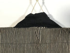 Japanese Traditional Matsuri Festival Happi Coat Inanishi Hanbaijyo Black KM215