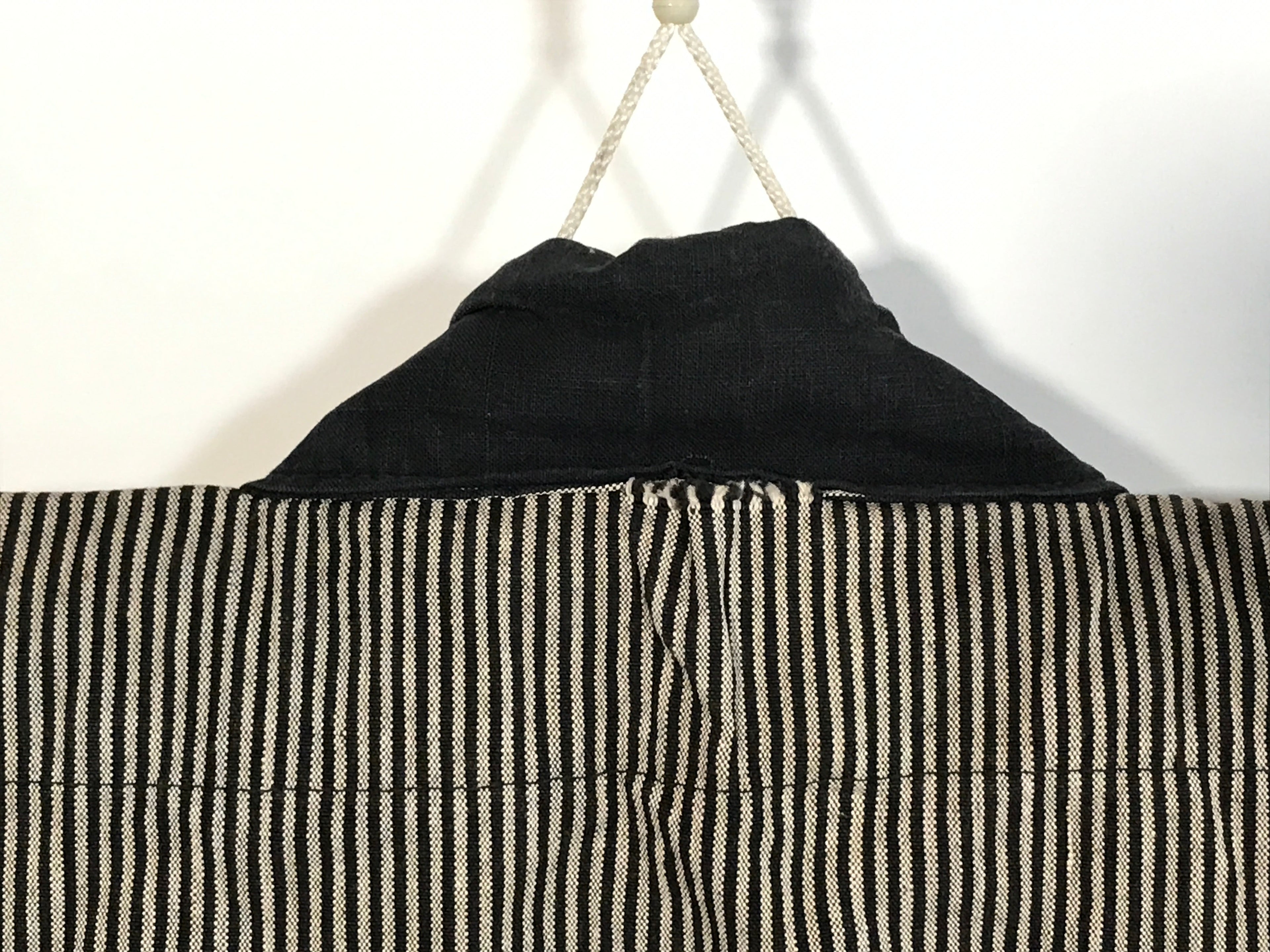 Japanese Traditional Matsuri Festival Happi Coat Inanishi Hanbaijyo Black KM215