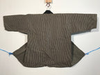 Japanese Traditional Matsuri Festival Happi Coat Inanishi Hanbaijyo Black KM216