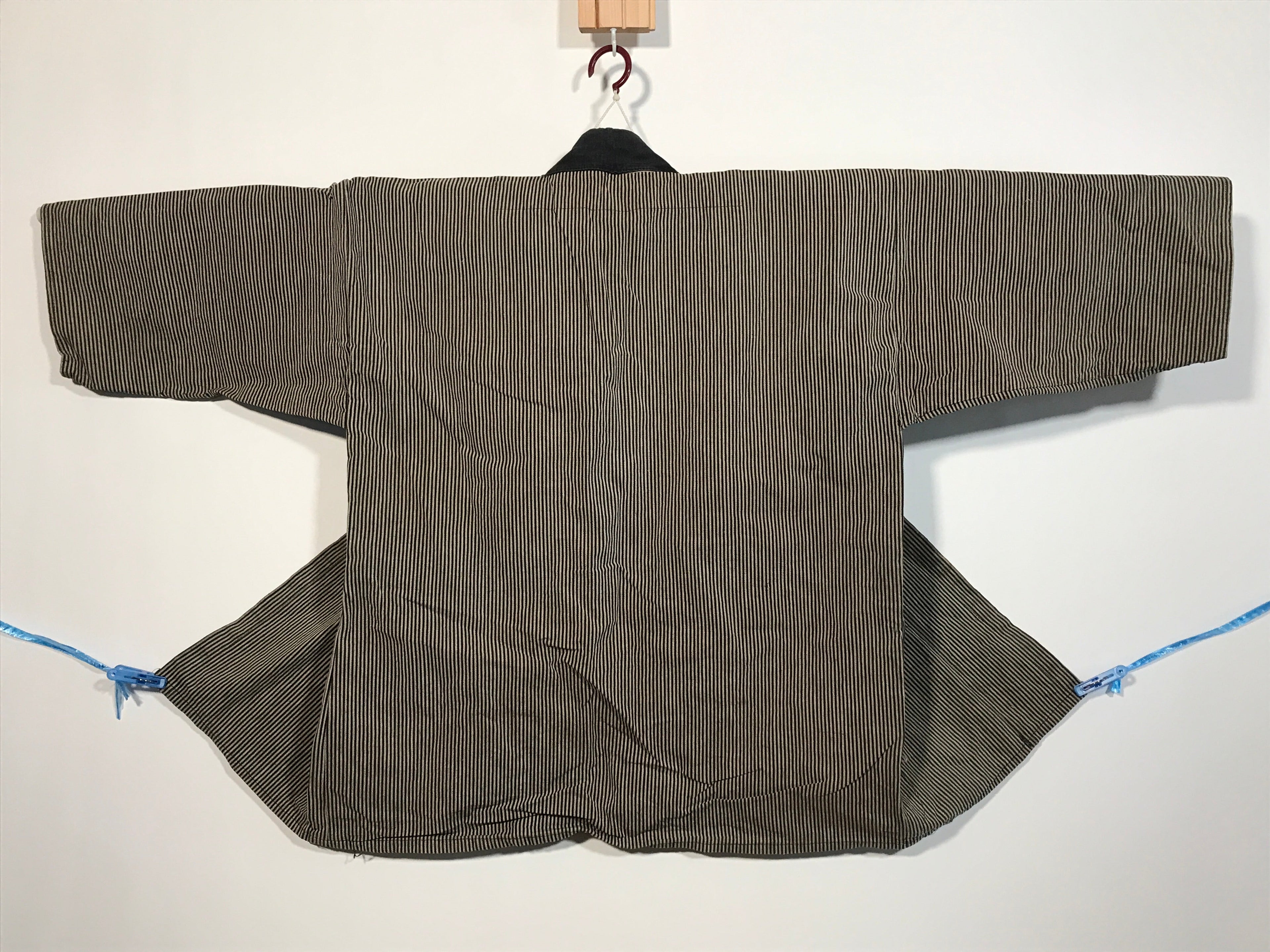 Japanese Traditional Matsuri Festival Happi Coat Inanishi Hanbaijyo Black KM216