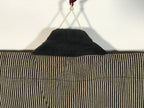 Japanese Traditional Matsuri Festival Happi Coat Inanishi Hanbaijyo Black KM216