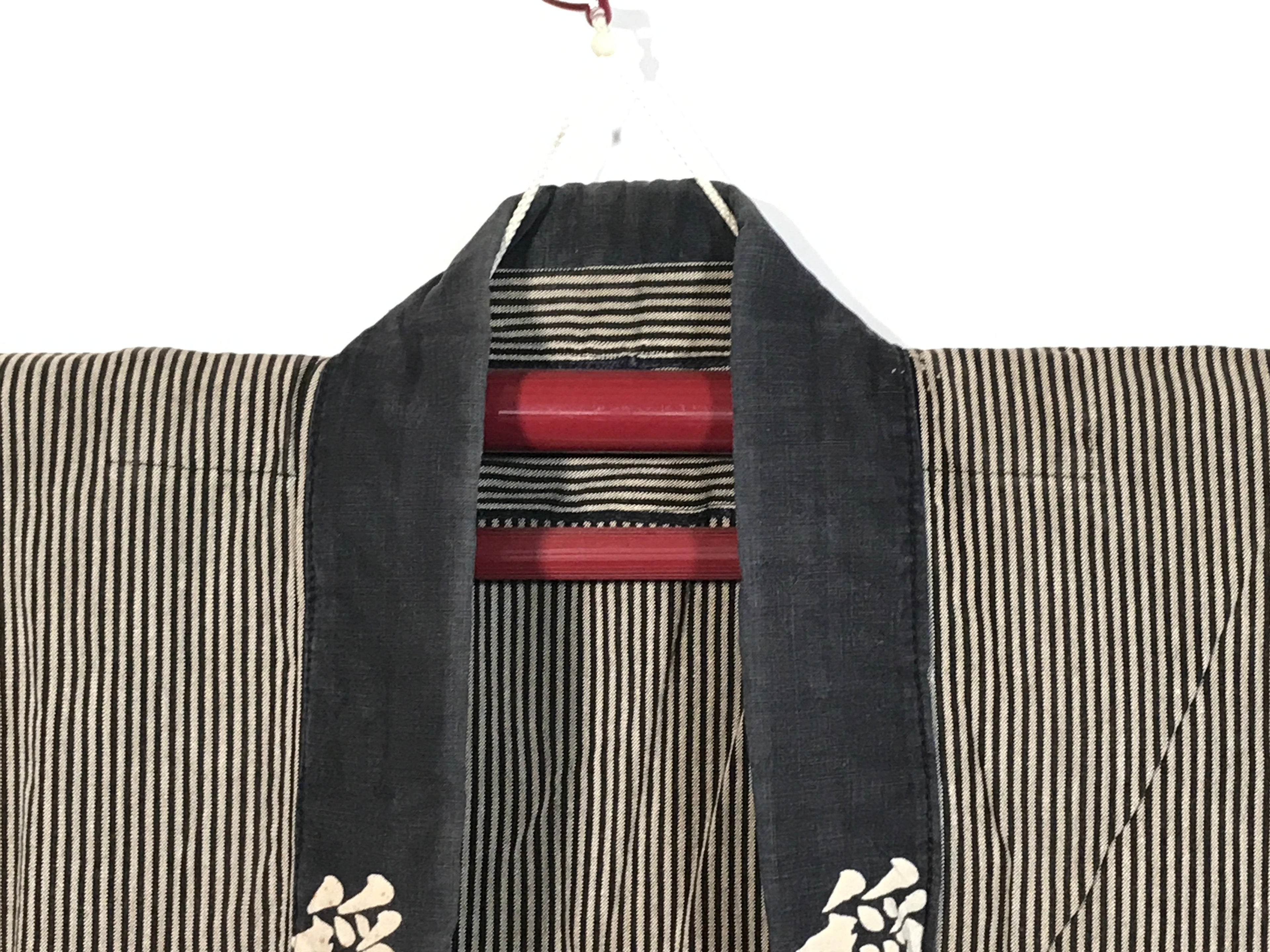 Japanese Traditional Matsuri Festival Happi Coat Inanishi Hanbaijyo Black KM216
