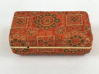 Japanese Traditional Shamisen Bridge Koma Fabric Plastic Red Brown White JK576