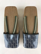 Japanese Traditonal Footwear Geta Wooden Clogs Rain Cover Yukata Kimono JK520