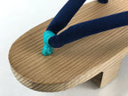 Japanese Traditonal Footwear Geta Wooden Clogs Vtg For Boys Yukata Kimono JK522