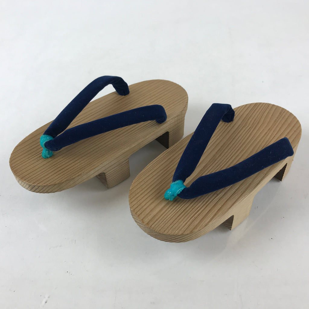 Japanese Traditonal Footwear Geta Wooden Clogs Vtg For Boys Yukata Kimono JK522