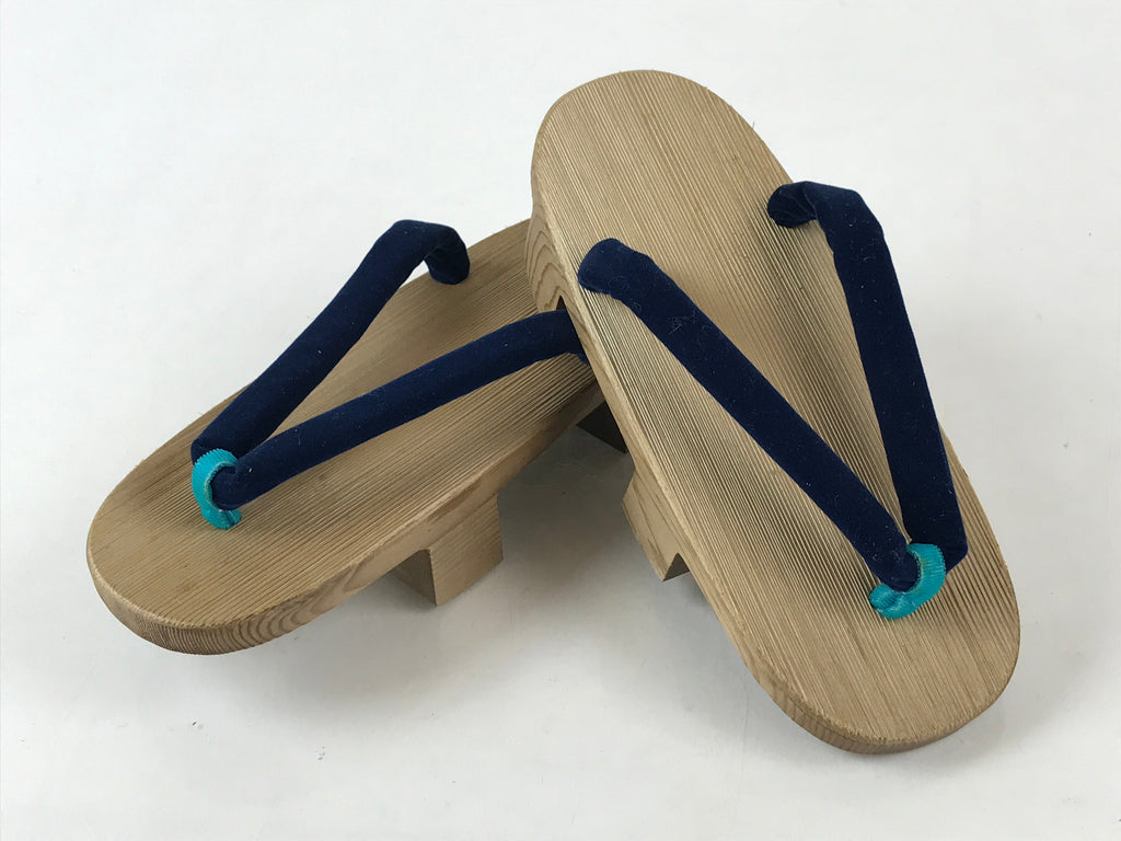 Japanese Traditonal Footwear Geta Wooden Clogs Vtg For Boys Yukata Kimono JK523