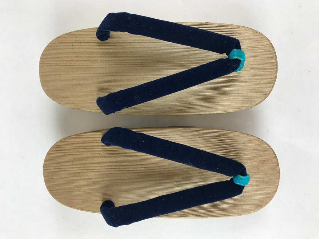 Japanese Traditonal Footwear Geta Wooden Clogs Vtg For Boys Yukata Kimono JK523