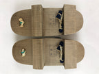 Japanese Traditonal Footwear Geta Wooden Clogs Vtg For Boys Yukata Kimono JK523