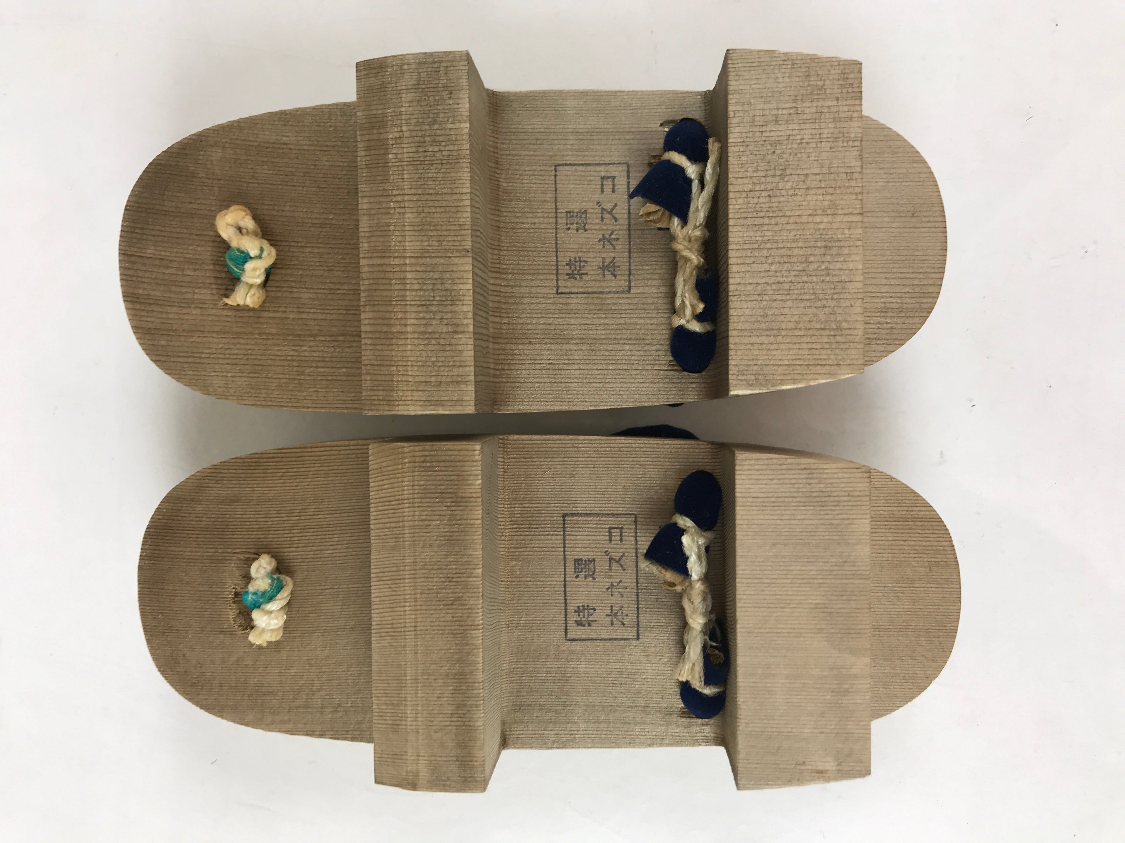 Japanese Traditonal Footwear Geta Wooden Clogs Vtg For Boys Yukata Kimono JK523