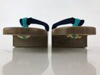 Japanese Traditonal Footwear Geta Wooden Clogs Vtg For Boys Yukata Kimono JK523