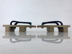 Japanese Traditonal Footwear Geta Wooden Clogs Vtg For Boys Yukata Kimono JK523