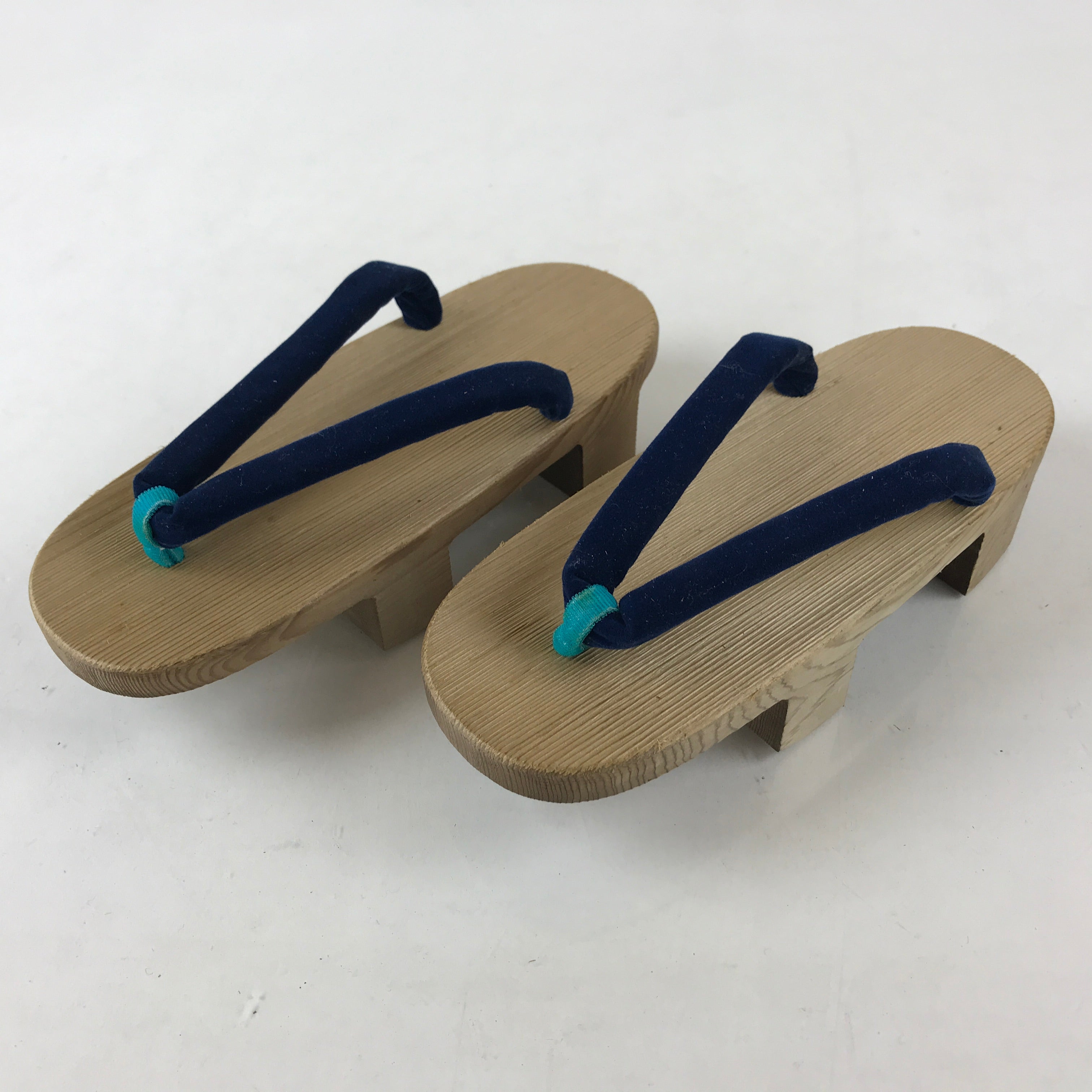 Japanese Traditonal Footwear Geta Wooden Clogs Vtg For Boys Yukata Kimono JK523
