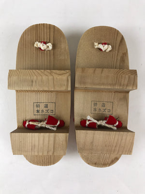 Japanese Traditonal Footwear Geta Wooden Clogs Vtg For Girls Yukata Kimono JK521