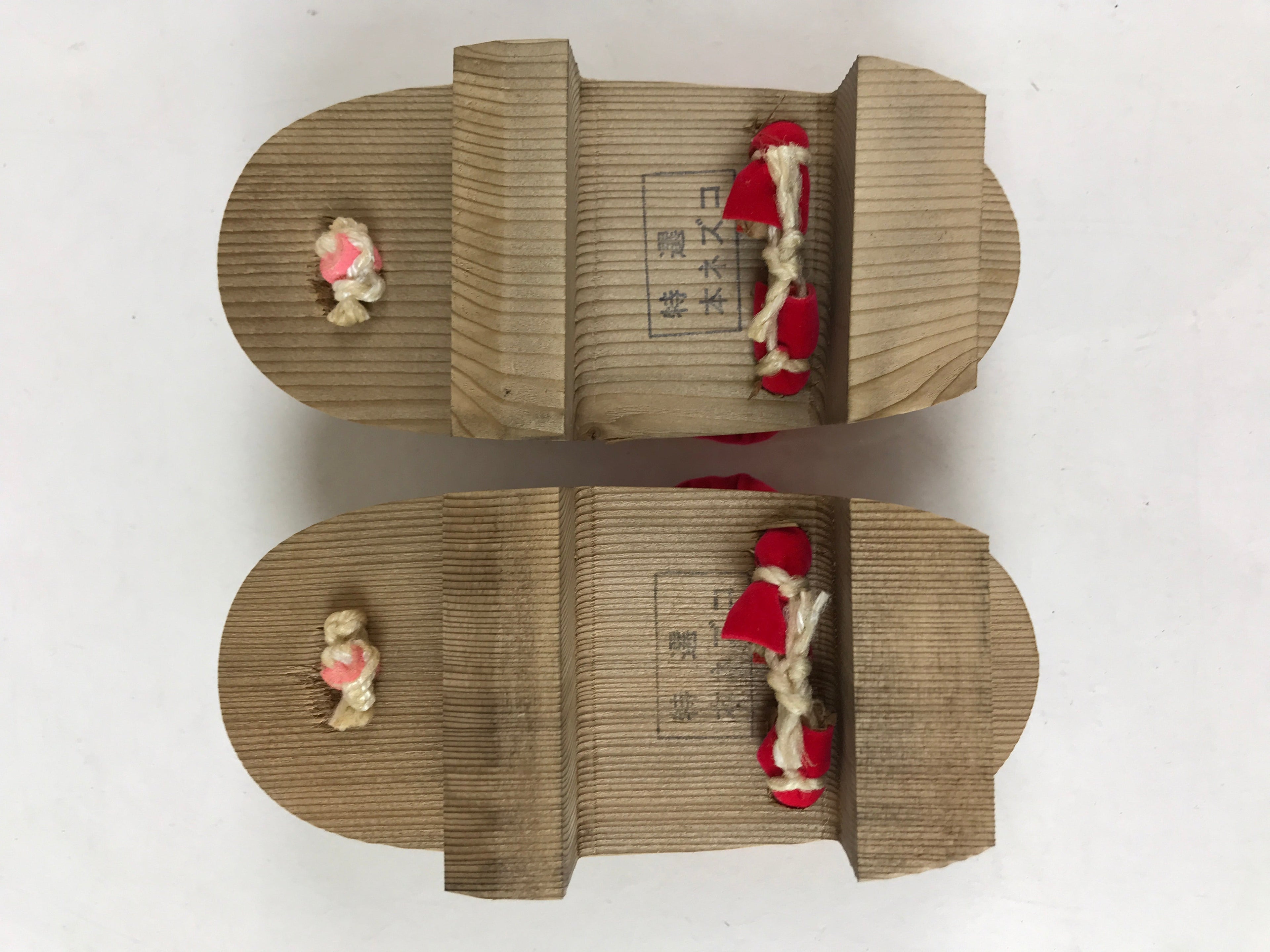 Japanese Traditonal Footwear Geta Wooden Clogs Vtg For Girls Yukata Kimono JK524