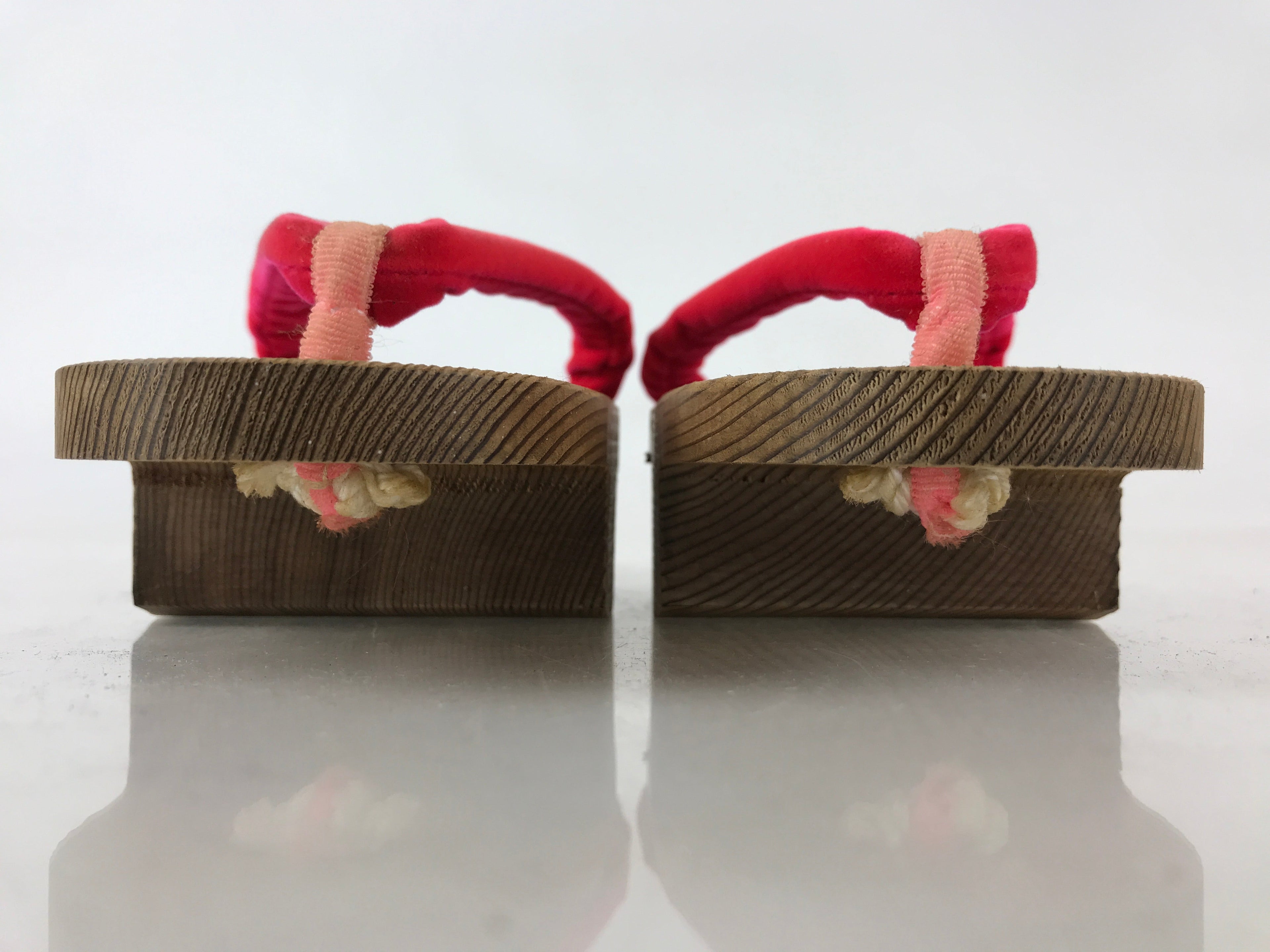 Japanese Traditonal Footwear Geta Wooden Clogs Vtg For Girls Yukata Kimono JK524