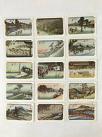 Japanese Ukiyoe Art Cards Hiroshige Fifty-Three Stages of Tokaido Vtg Box JK653