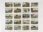 Japanese Ukiyoe Art Cards Hiroshige Fifty-Three Stages of Tokaido Vtg Box JK654