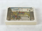 Japanese Ukiyoe Art Cards Hiroshige Fifty-Three Stages of Tokaido Vtg Box JK654
