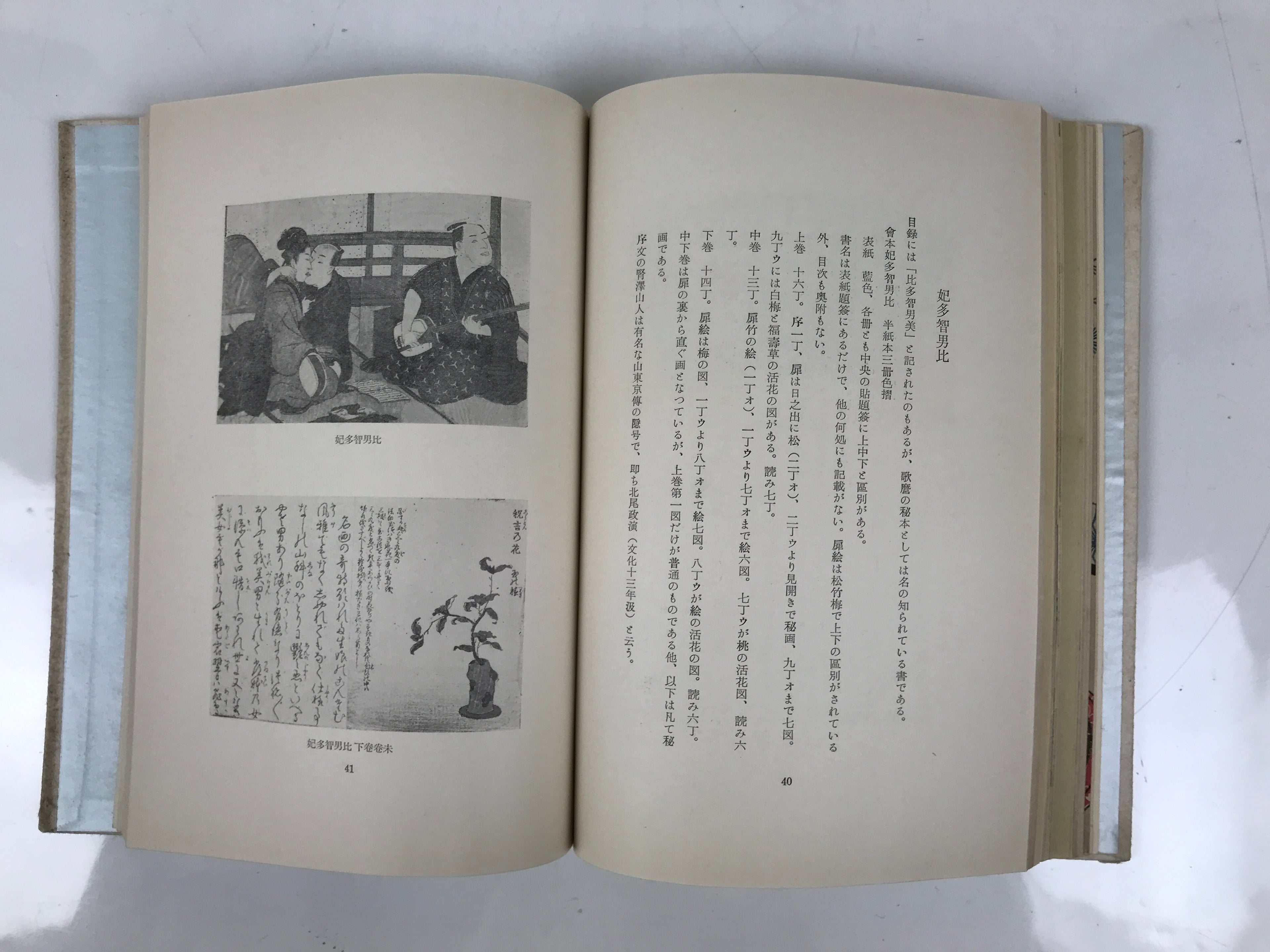 Japanese Ukiyoe Book Utamaro Bijinga Vtg Woodblock Print Shunga Art FL406