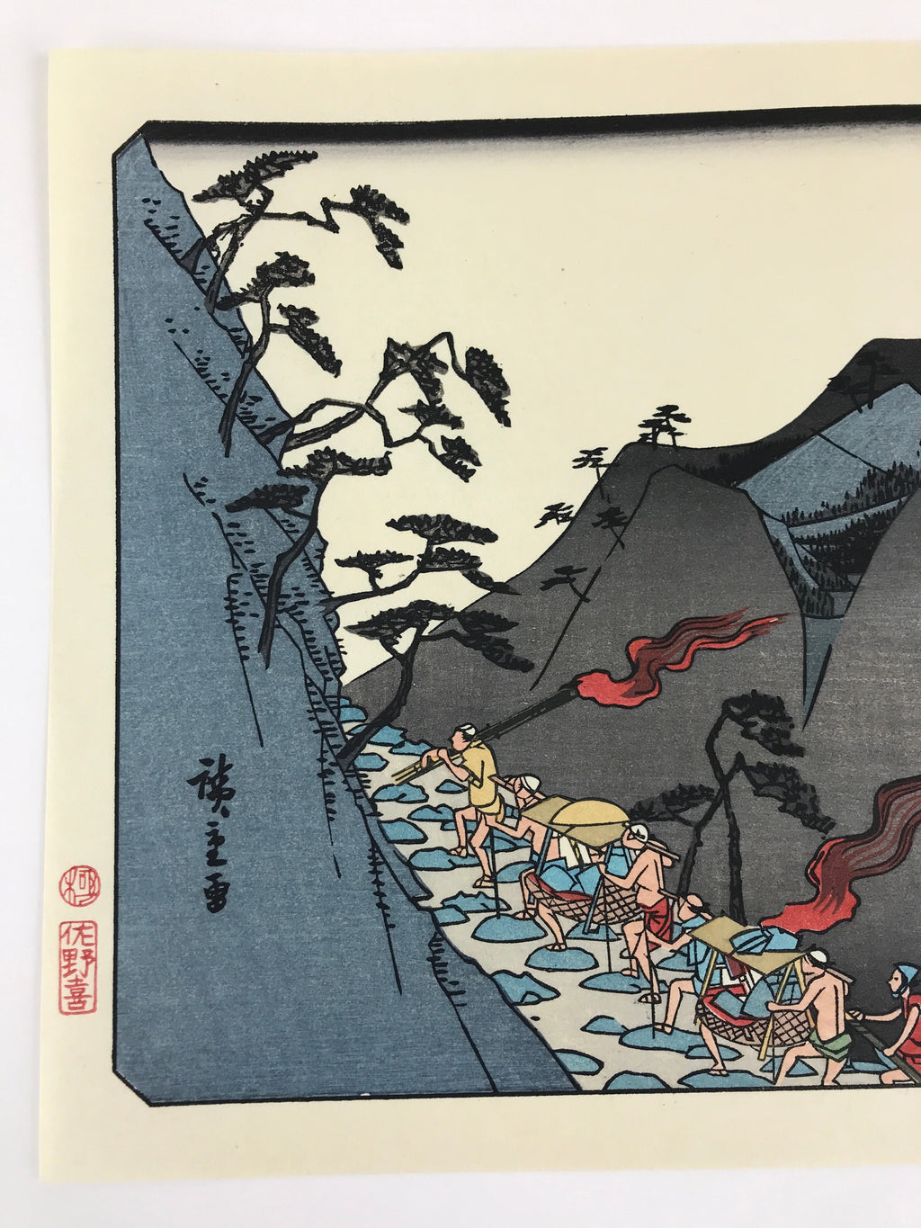 Japanese Ukiyoe Hiroshige Utagawa The 53 Stations Of The Tōkaidō Sequel FL100