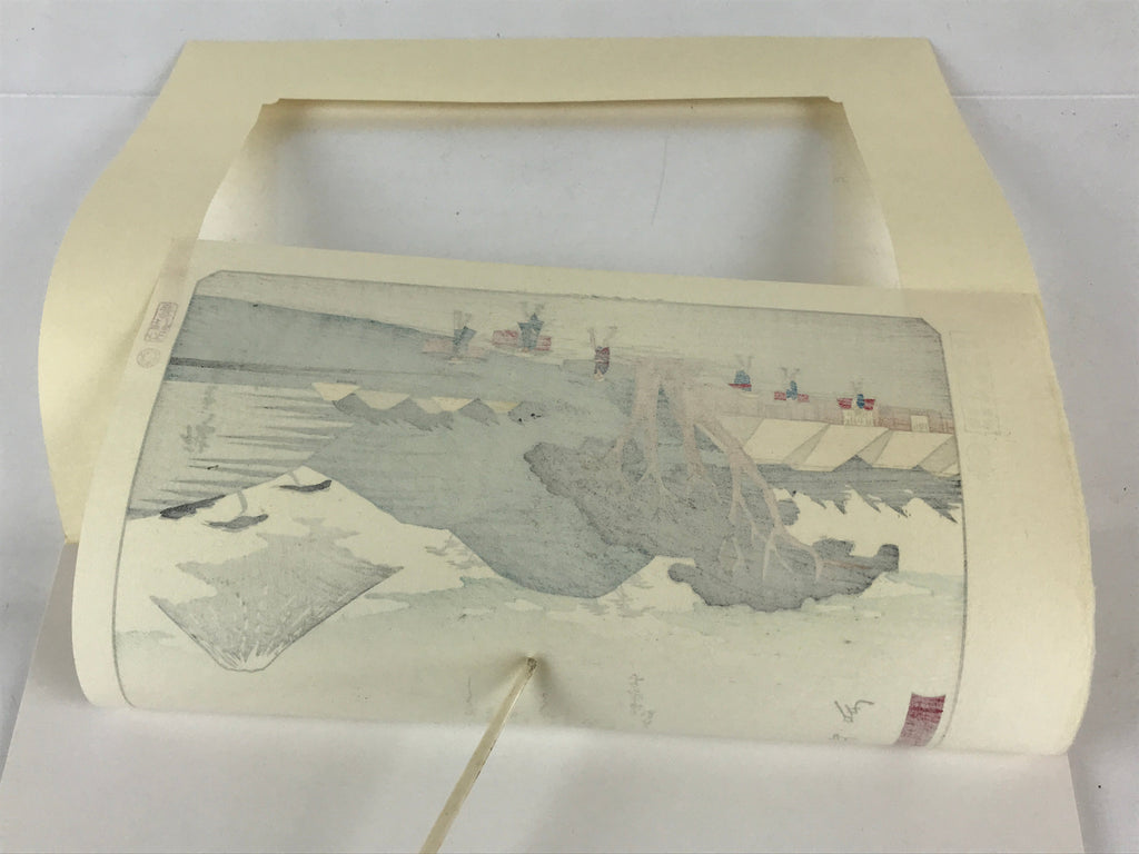 Japanese Ukiyoe Hiroshige Utagawa The 53 Stations Of The Tōkaidō Sequel FL108