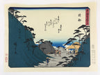 Japanese Ukiyoe Hiroshige Utagawa The 53 Stations Of The Tōkaidō Sequel FL111