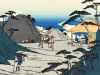 Japanese Ukiyoe Hiroshige Utagawa The 53 Stations Of The Tōkaidō Sequel FL111