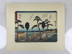 Japanese Ukiyoe Hiroshige Utagawa The 53 Stations Of The Tōkaidō Sequel FL117