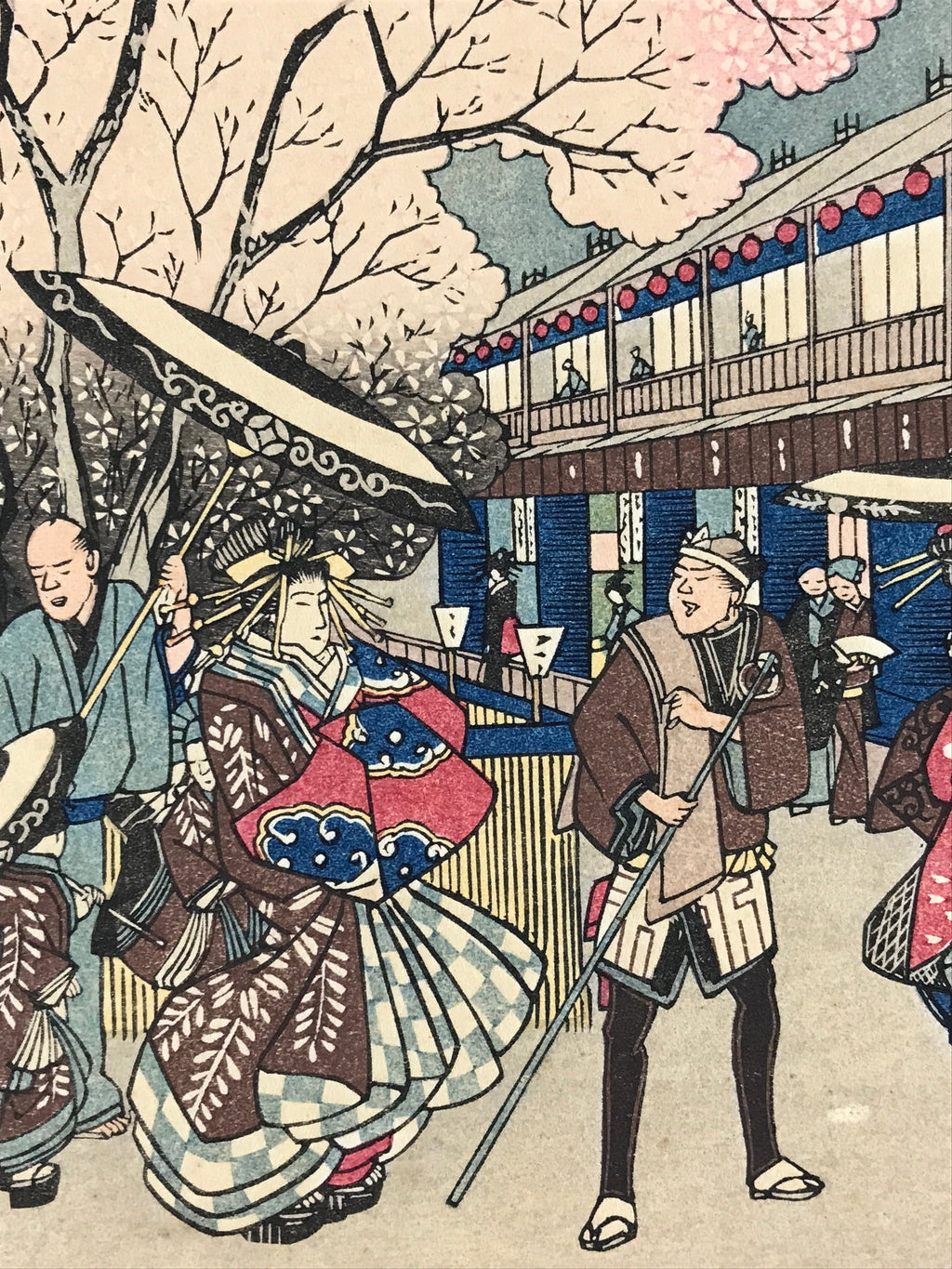 Japanese Ukiyoe Hiroshige Utagawa Vtg One Hundred Famous Views of Edo FL218