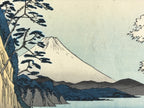 Japanese Ukiyoe Hiroshige Utagawa Vtg Thirty-six Views Of Mt.Fuji Suruga FL217
