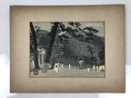 Japanese Ukiyoe Kamei Tobei Kyoto Arashiyama Bridge Woodblock Print FL417