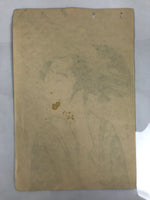 Japanese Ukiyoe Reproduction Utamaro Courtesan Smoking Woodblock Print FL421