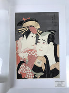 Japanese Ukiyoe Toshusai Sharaku Kabuki Actors Portrait Woodblock Print FL436