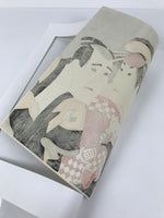 Japanese Ukiyoe Toshusai Sharaku Kabuki Actors Portrait Woodblock Print FL436