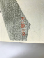 Japanese Ukiyoe Toshusai Sharaku Kabuki Actors Portrait Woodblock Print FL442