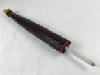 Japanese Umbrella Parasol Wagasa Vtg Paper Bangasa Geisha Red Black JK648