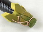 Japanese Umbrella Parasol Wagasa Vtg Paper Bangasa Geisha Red Black JK648