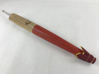 Japanese Umbrella Parasol Wagasa Vtg Paper Bangasa Geisha Red Gold JK630