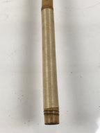 Japanese Umbrella Parasol Wagasa Vtg Paper Bangasa Geisha Simple Brown JK856