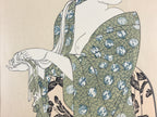 Japanese Utamaro Selection Ukiyo-e Woodblock Printing Hanga Kimono Lady FL186