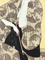 Japanese Utamaro Selection Ukiyo-e Woodblock Printing Hanga Oiran Lady FL191