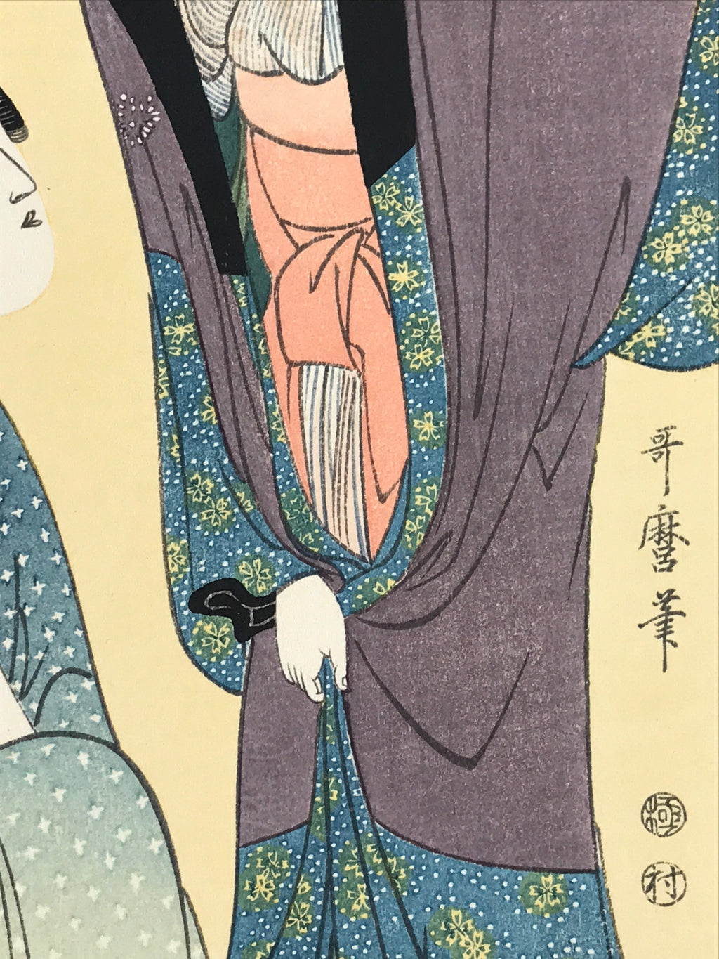 Japanese Utamaro Selection Ukiyoe Woodblock Print Hanga Women Daily Life FL205