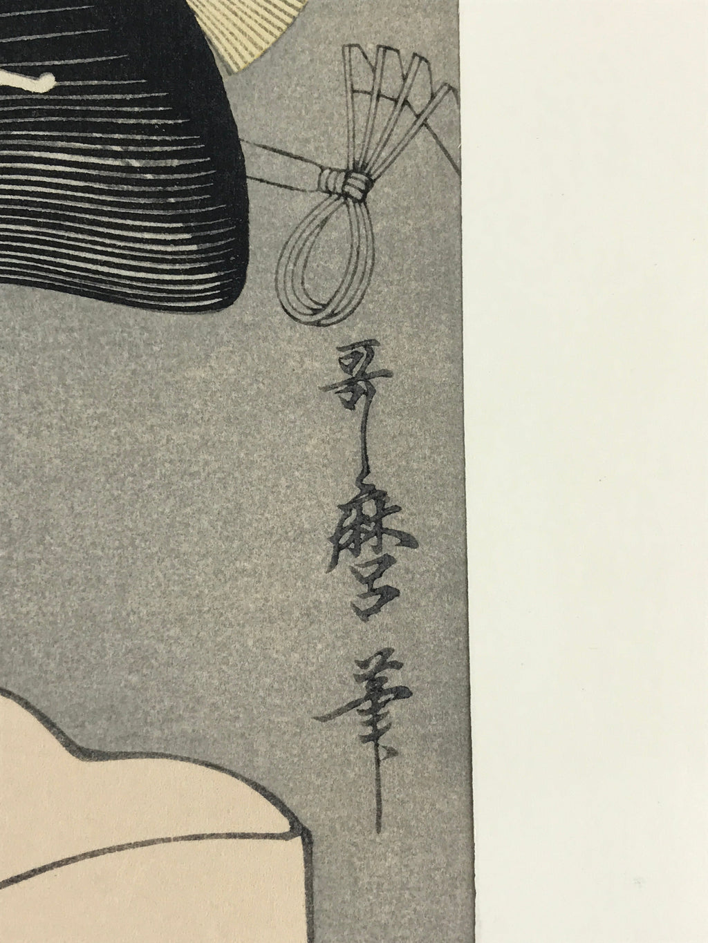 Japanese Utamaro Selection Ukiyoe Woodblock Printing Hanga Beautiful Lady FL214
