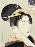 Japanese Utamaro Selection Ukiyoe Woodblock Printing Hanga Lady Geisha FL195