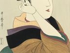 Japanese Utamaro Selection Ukiyoe Woodblock Printing Hanga Lady Geisha FL195