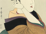 Japanese Utamaro Selection Ukiyoe Woodblock Printing Hanga Lady Geisha FL195