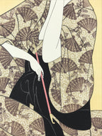 Japanese Utamaro Selection Ukiyoe Woodblock Printing Hanga Oiran Lady FL191