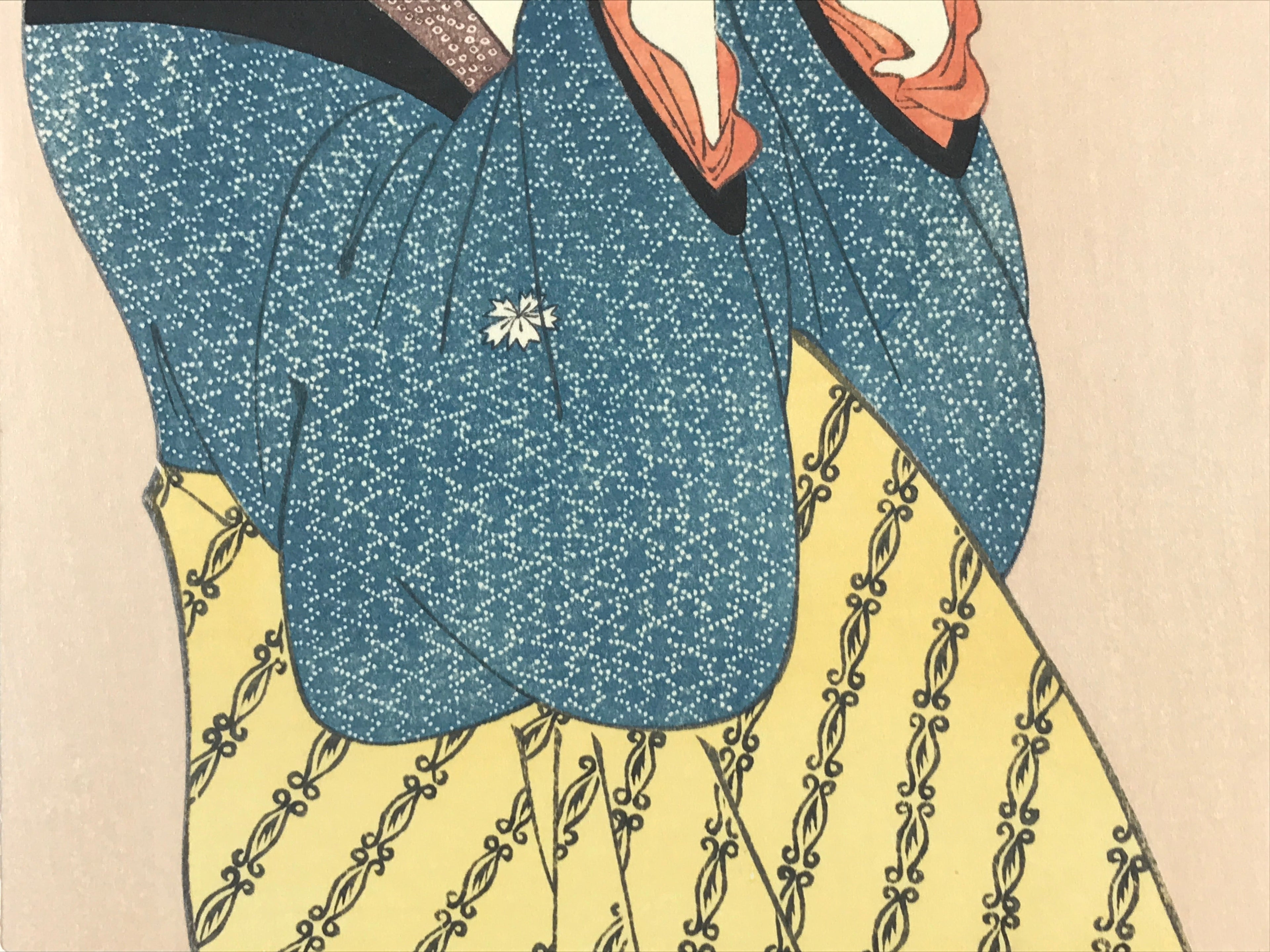 Japanese Utamaro Selection Ukiyoe Woodblock Printing Hanga Reading Letter FL198